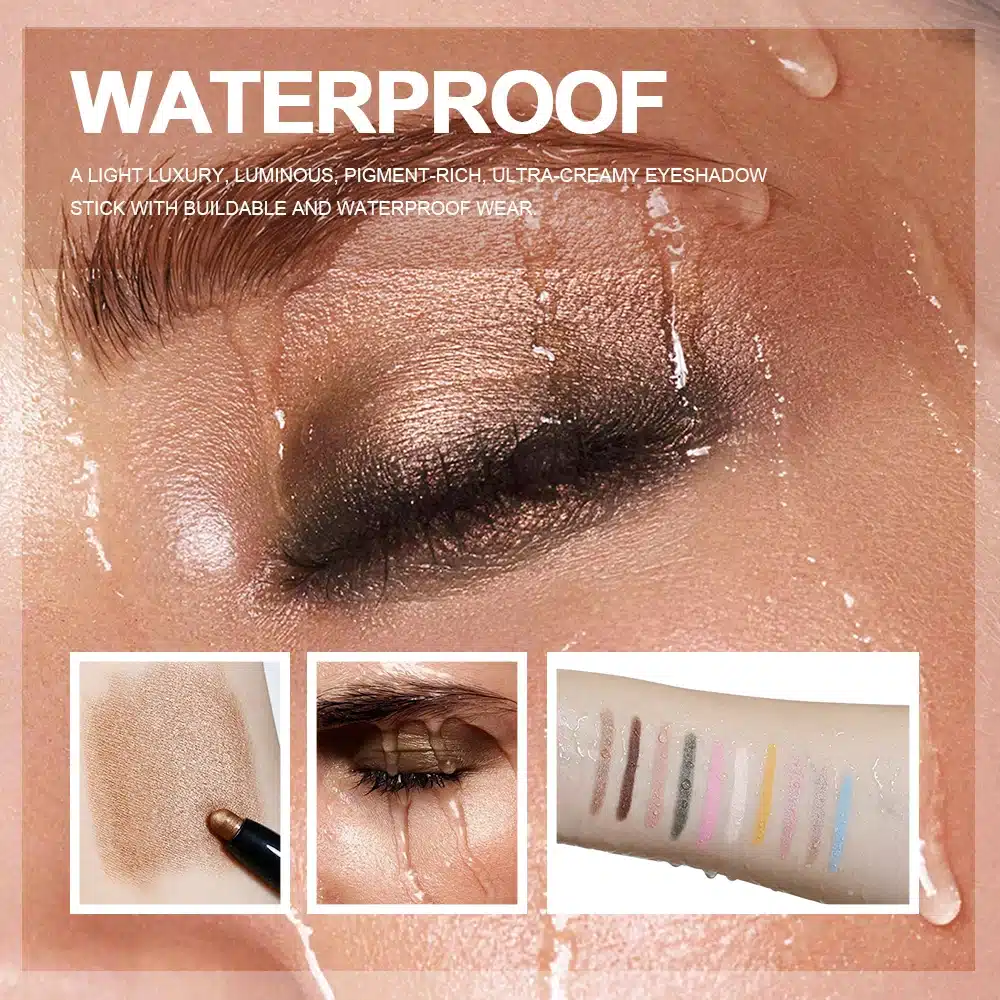 Eyeshadow Stick 10 Colors Shimmer and Matte - Imagen 4