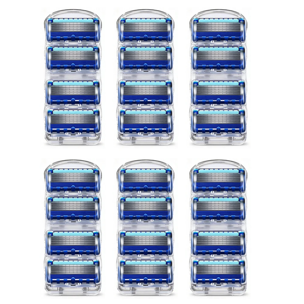 Universal 5 Layer Manual Razor Replacement Blades Head Set - Imagen 7