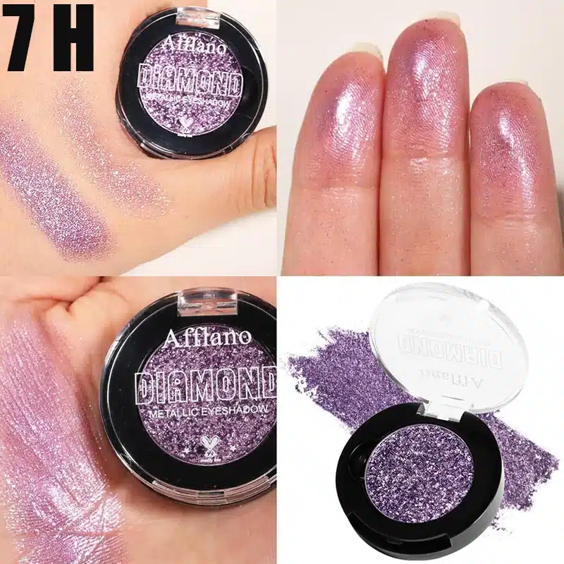 Afflano Shimmer Glitter Eyeshadow Palette - Imagen 10