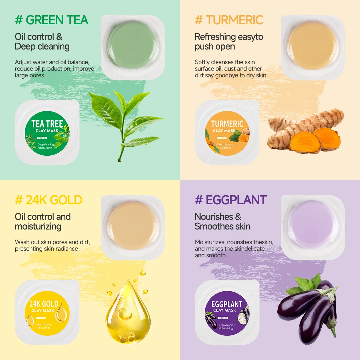 Hllozzi Facial Cleansing Mud Mask - Imagen 4