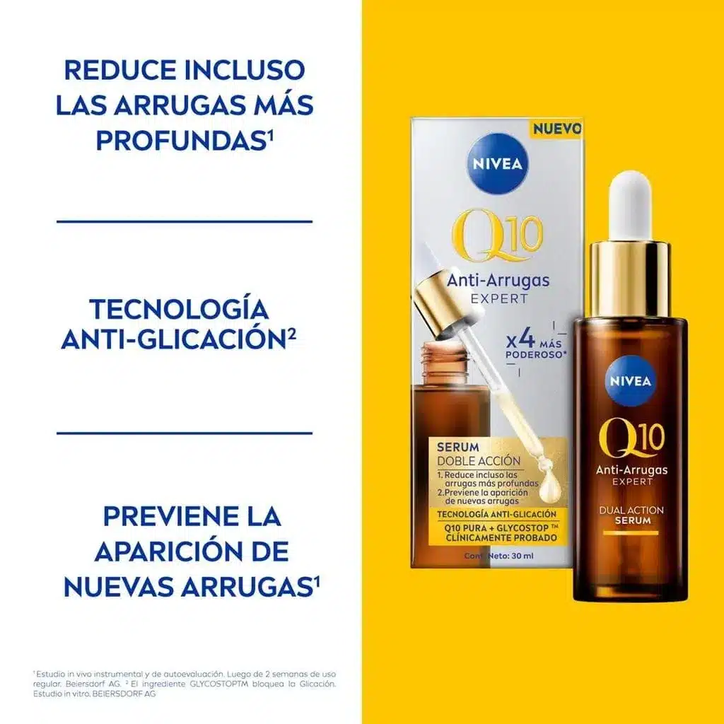 Set NIVEA Q10 Anti-Wrinkle Sérum + Crema de Día SPF15 - Imagen 6