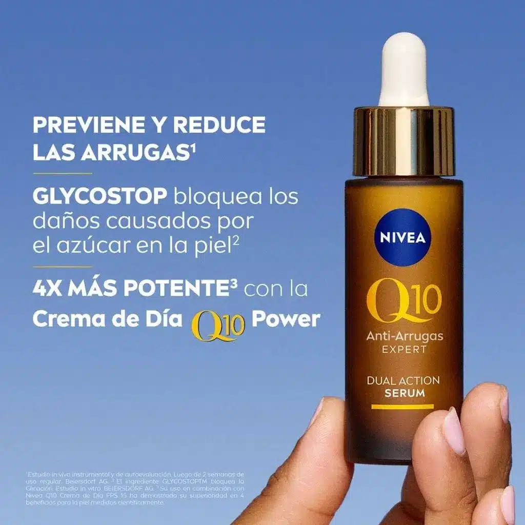 Set NIVEA Q10 Anti-Wrinkle Sérum + Crema de Día SPF15 - Imagen 7