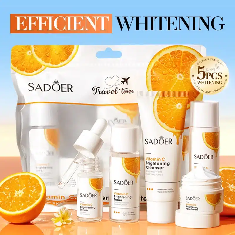 Orange Vitamin C Brightening Travel Kit 5 piezas