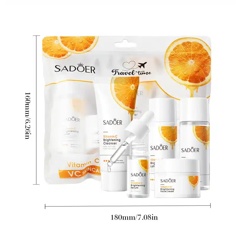 Orange Vitamin C Brightening Travel Kit 5 piezas - Imagen 5