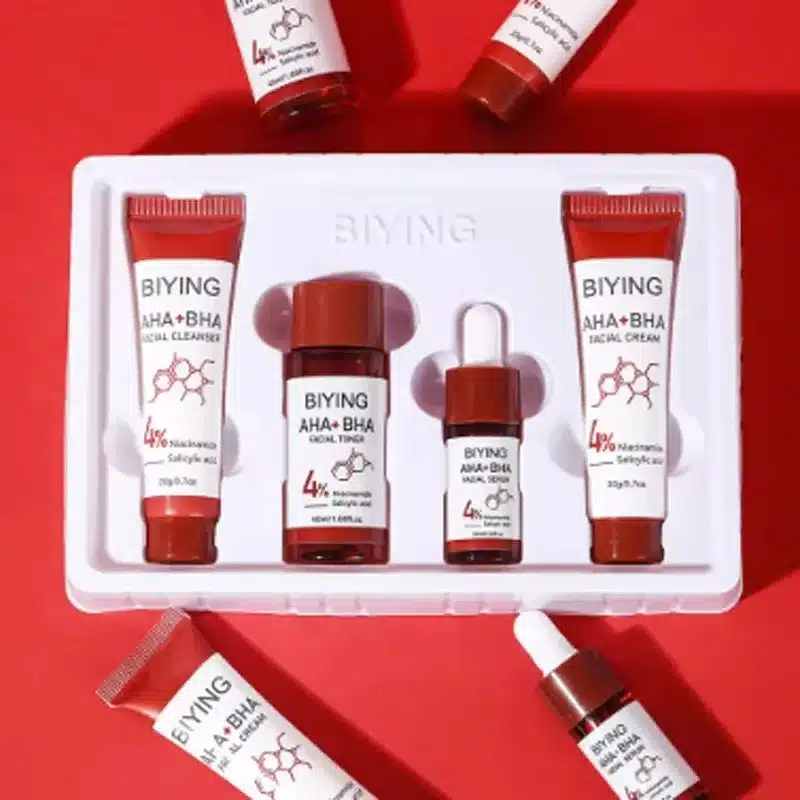 Set facial AHA+BHA de Biying - Imagen 4
