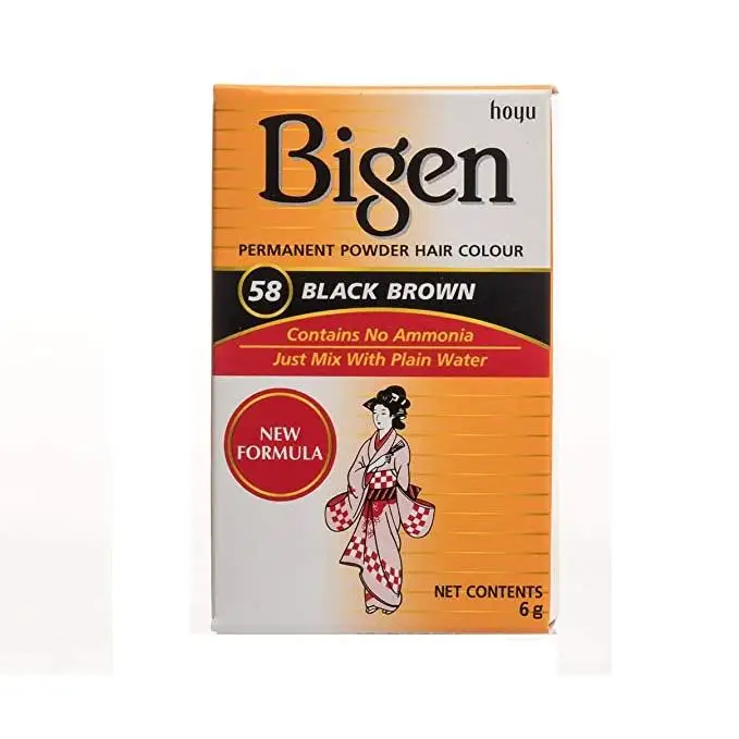 Tinte capilar permanente en polvo sin amoníaco Bigen - Imagen 11