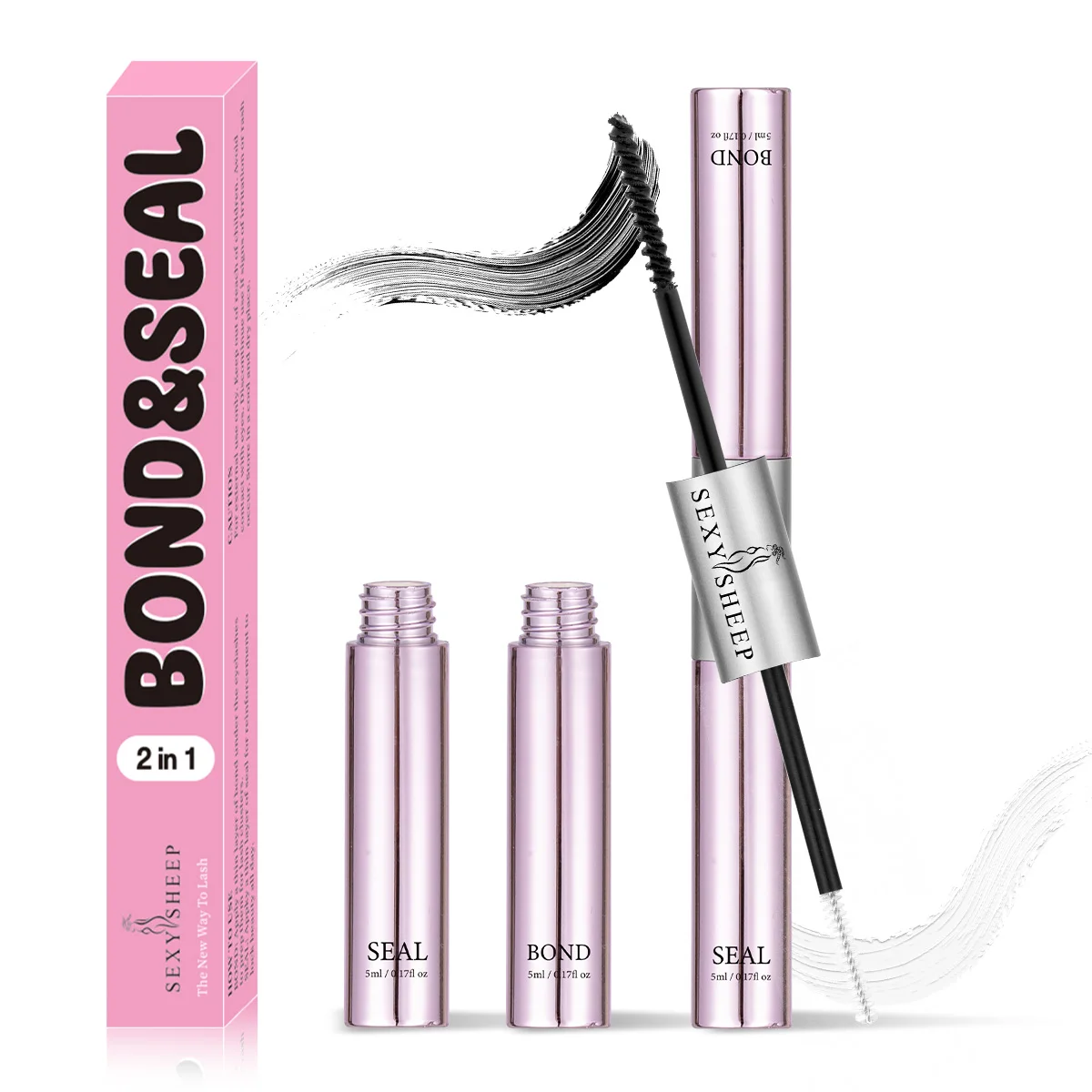 Lash Glue Bond and Seal 2 en 1 de SEXYSHEEP - Imagen 8