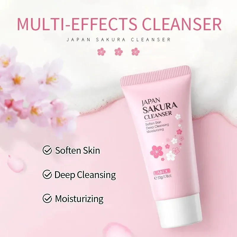 Limpiador Facial LAIKOU Sakura Cleanser - Imagen 4