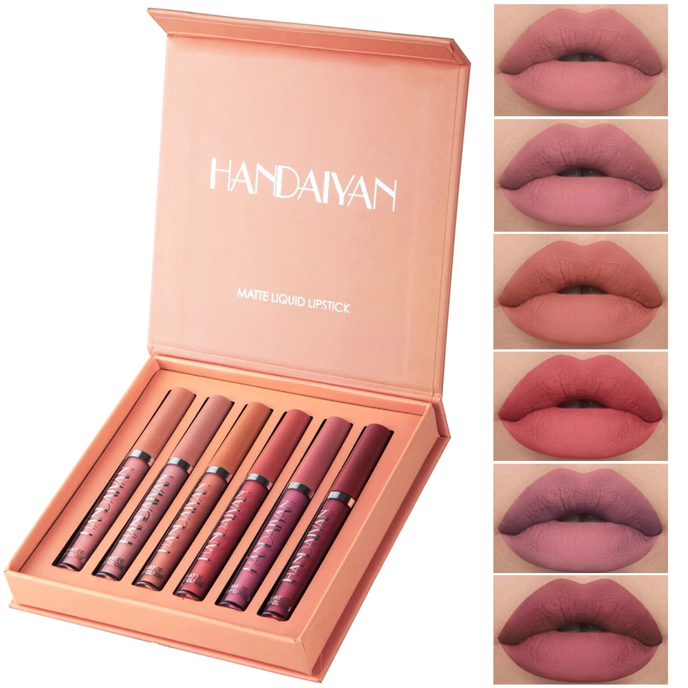 Set de 6 Labiales Líquidos Mate HANDAIYAN - Imagen 8