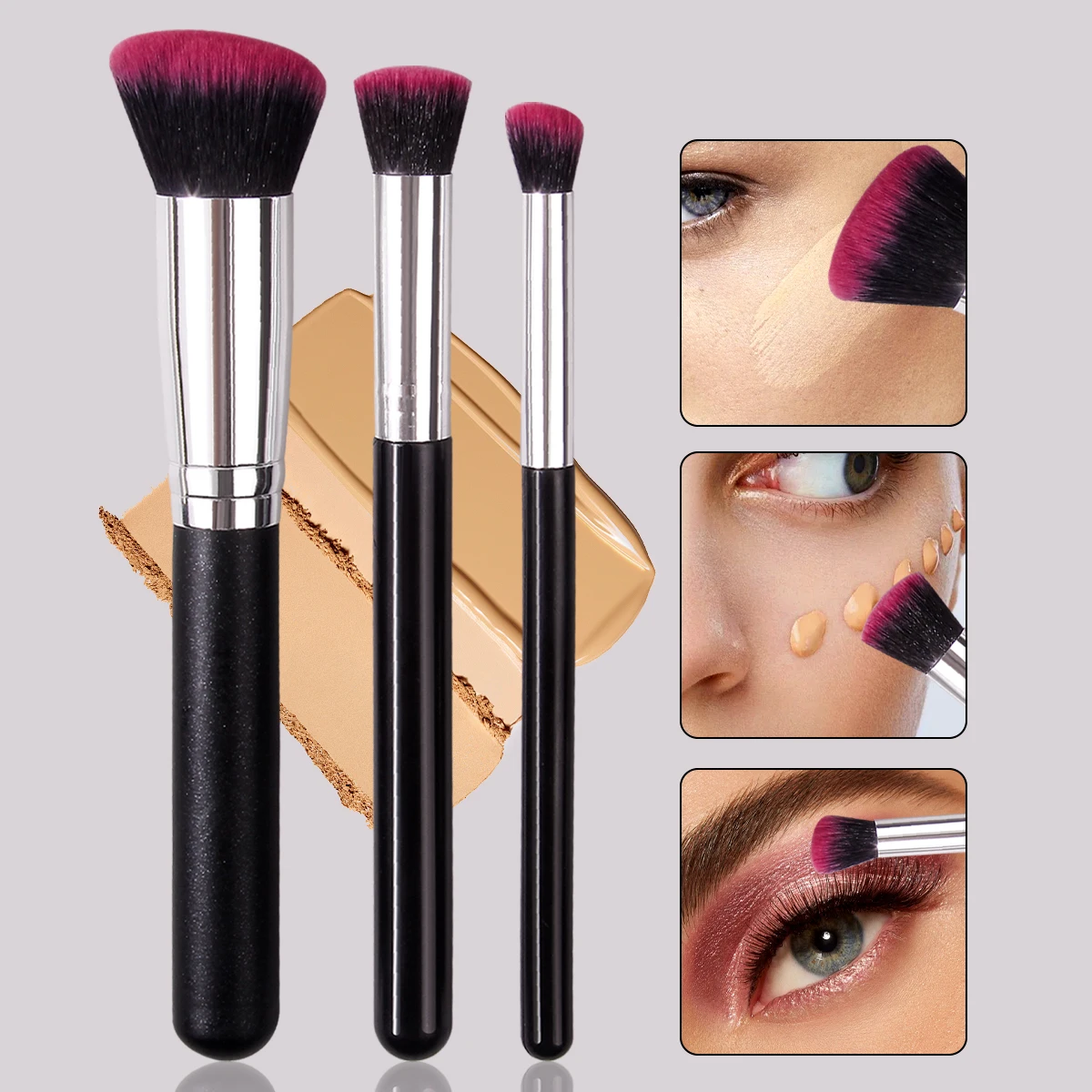 Foundation Concealer Brush para base y corrector - Imagen 9