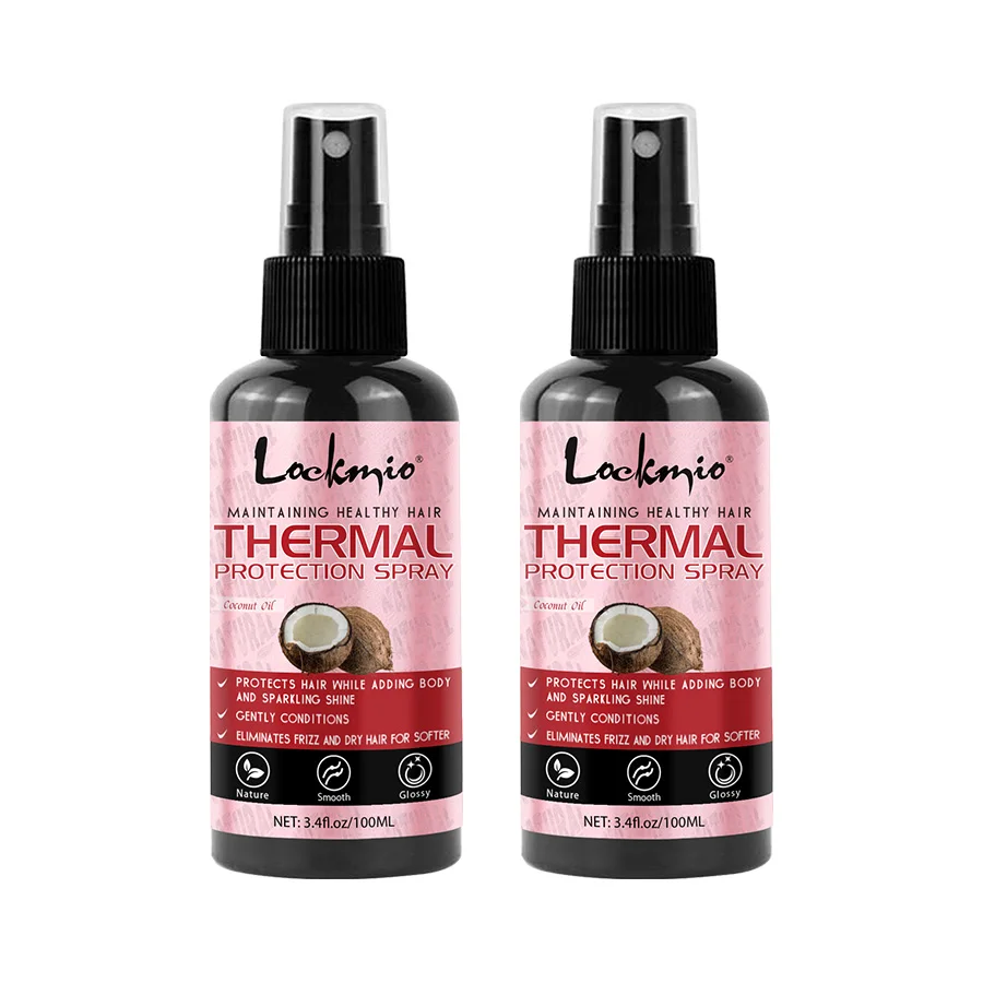 Thermal Protection Spray Lockmio 100 ml – Protector Térmico Capilar con Aceite de Coco - Imagen 10