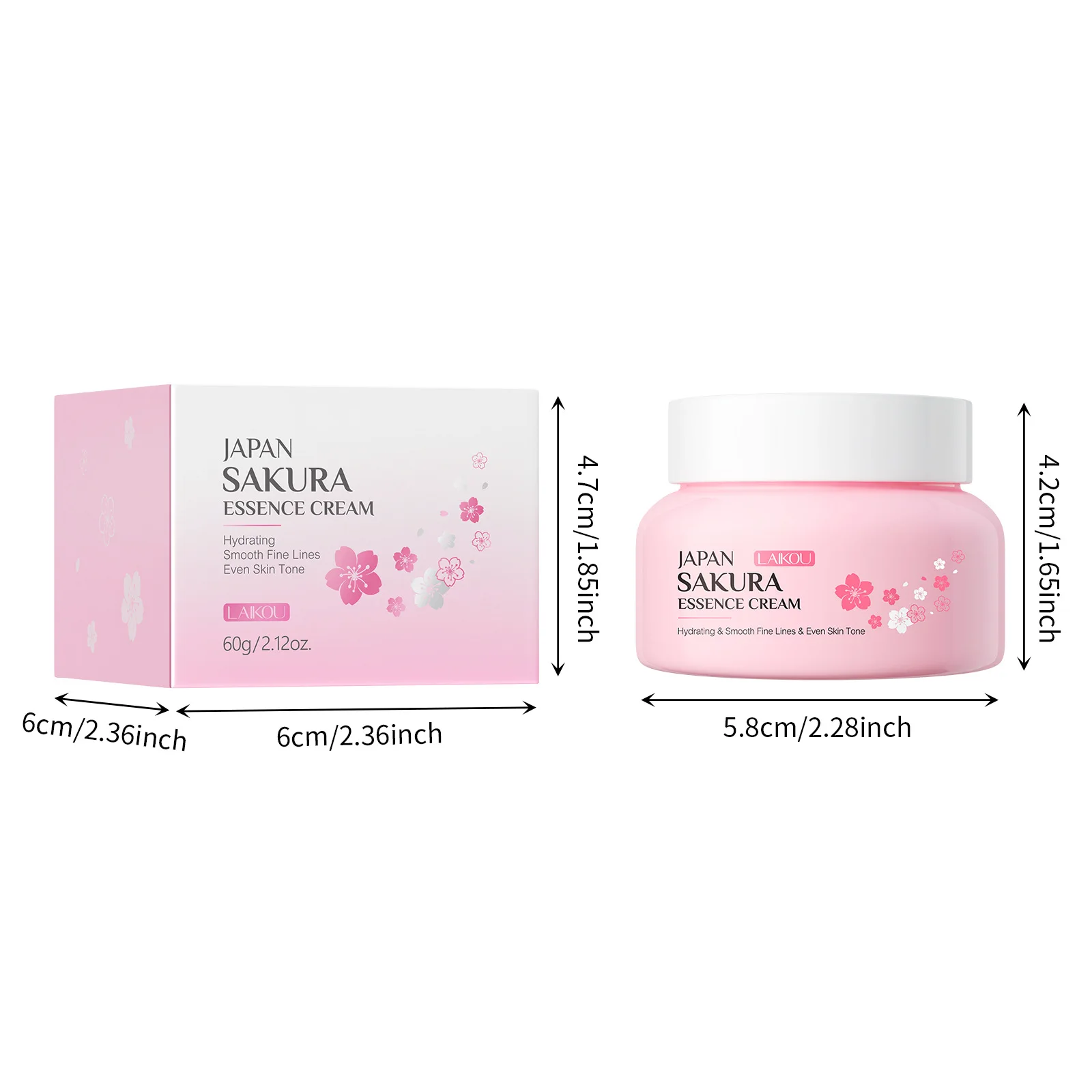 Crema Facial LAIKOU Japan Sakura Essence - Imagen 8