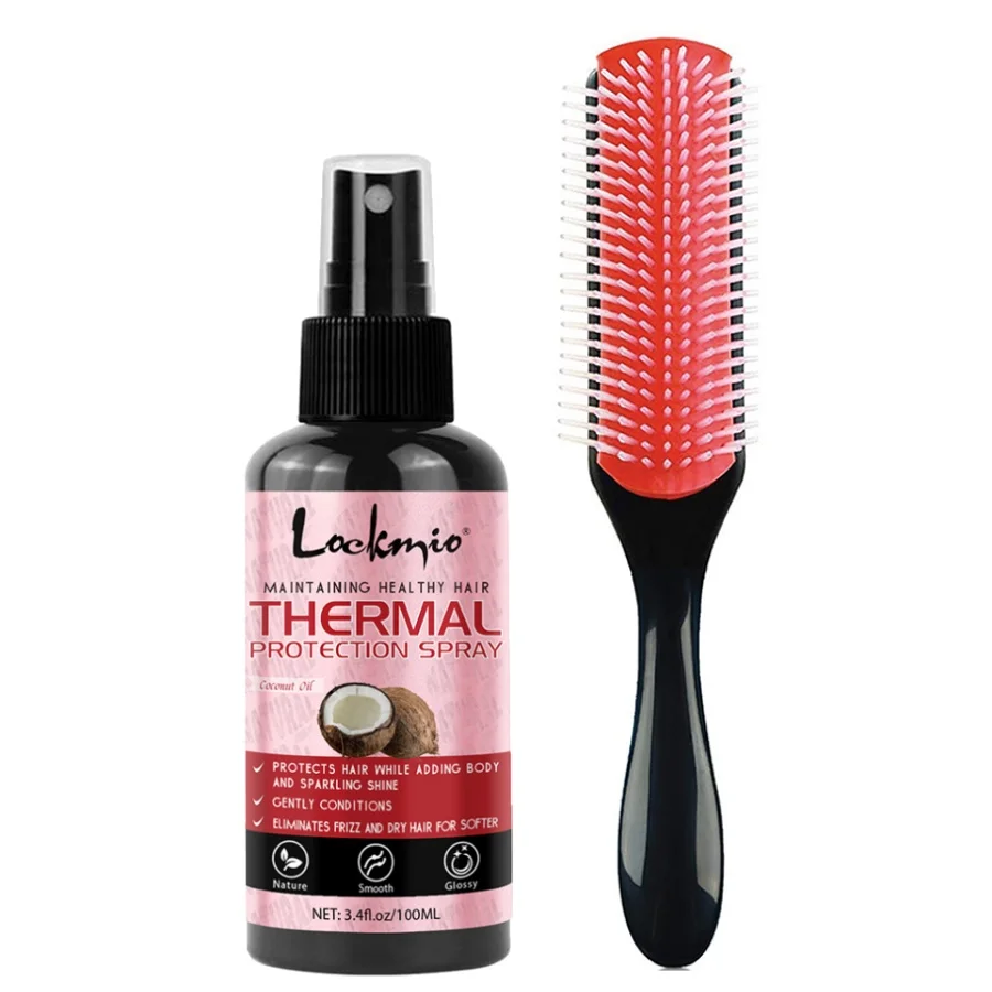 Thermal Protection Spray Lockmio 100 ml – Protector Térmico Capilar con Aceite de Coco - Imagen 12