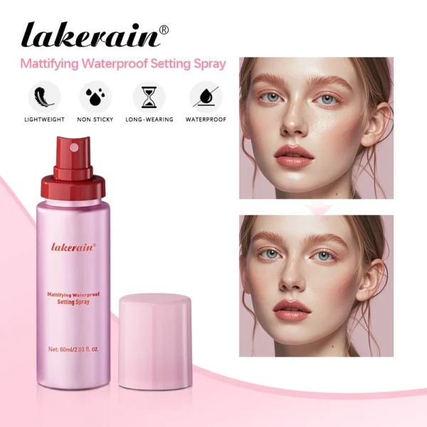 Spray Fijador Matificante e Impermeable de Lakerain