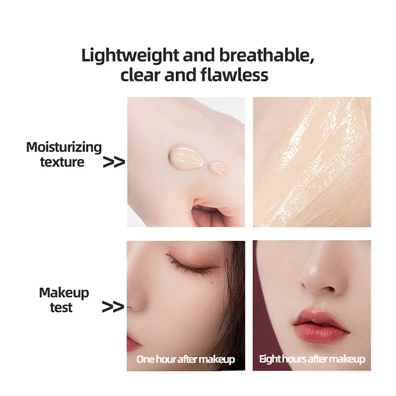 Waterproof Liquid Concealer Foundation Cream Lasting Full Coverage Acne Spot Dark Circles Concealer Cream Face Makeup Cosmetic - Imagen 6