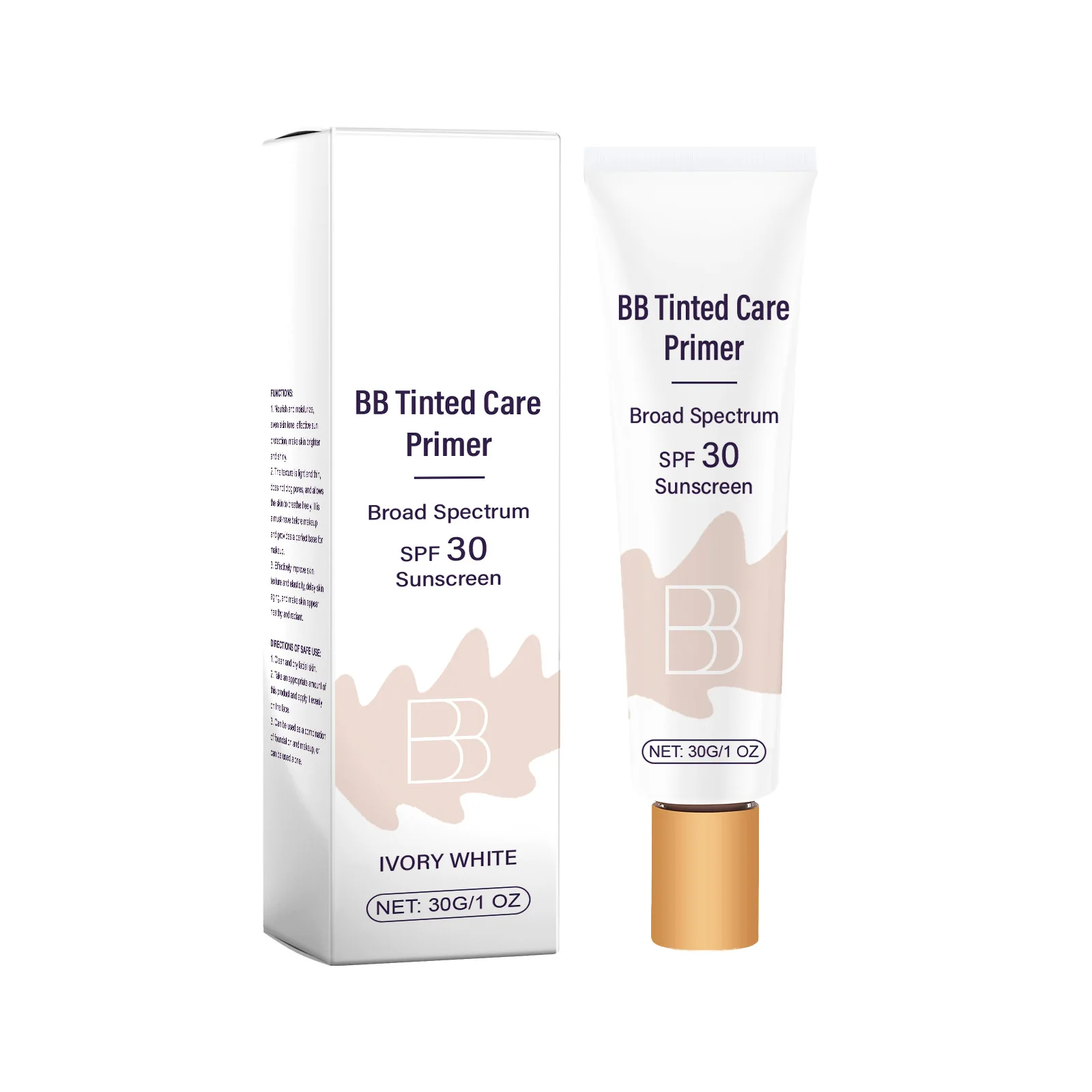 BB Cream con Niacinamida SPF30 Base de Maquillaje Hidratante 30 g - Imagen 9