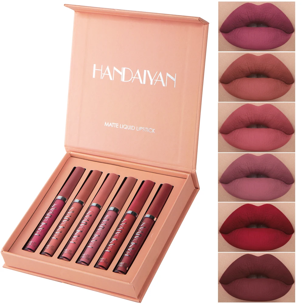 Set de 6 Labiales Líquidos Mate HANDAIYAN - Imagen 4