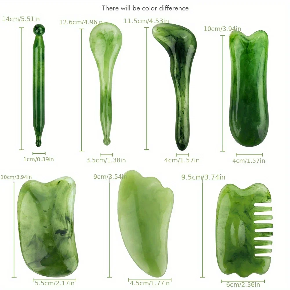 Set de 7 piezas Guasha LSHOW - Imagen 6