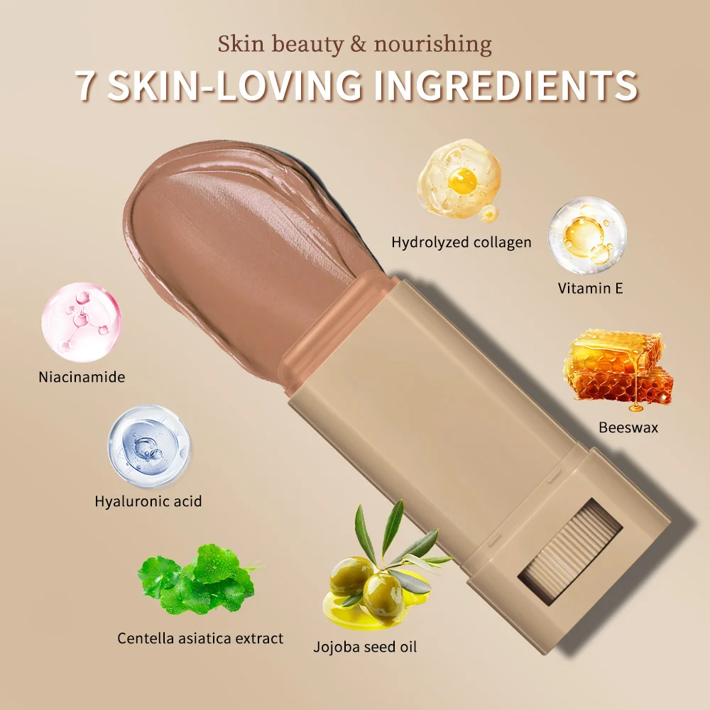Base de maquillaje en stick Serum Boosted Skin Tint LAKERAIN - Imagen 6