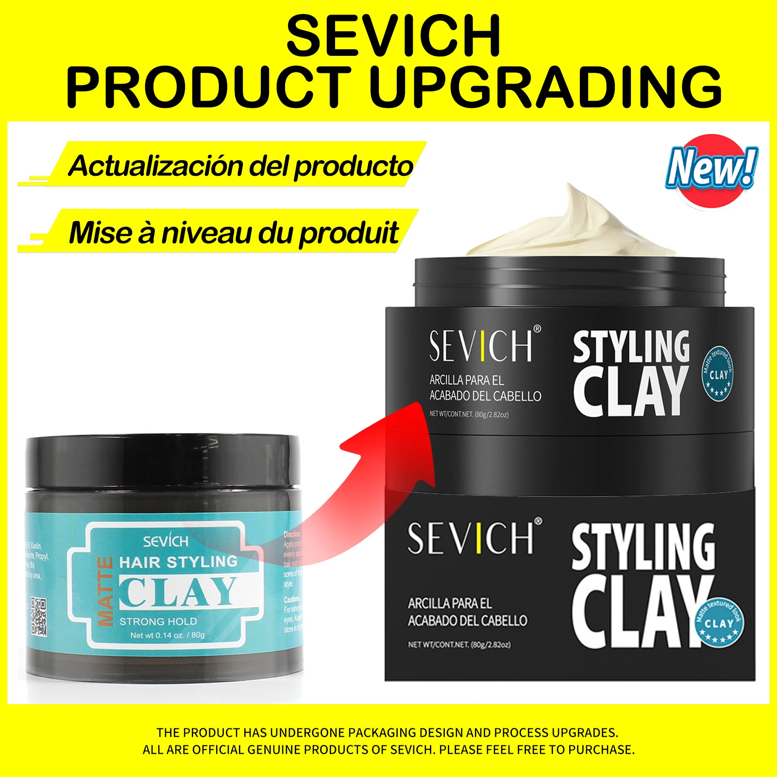 Sevich Hair Clay 80g - Imagen 2