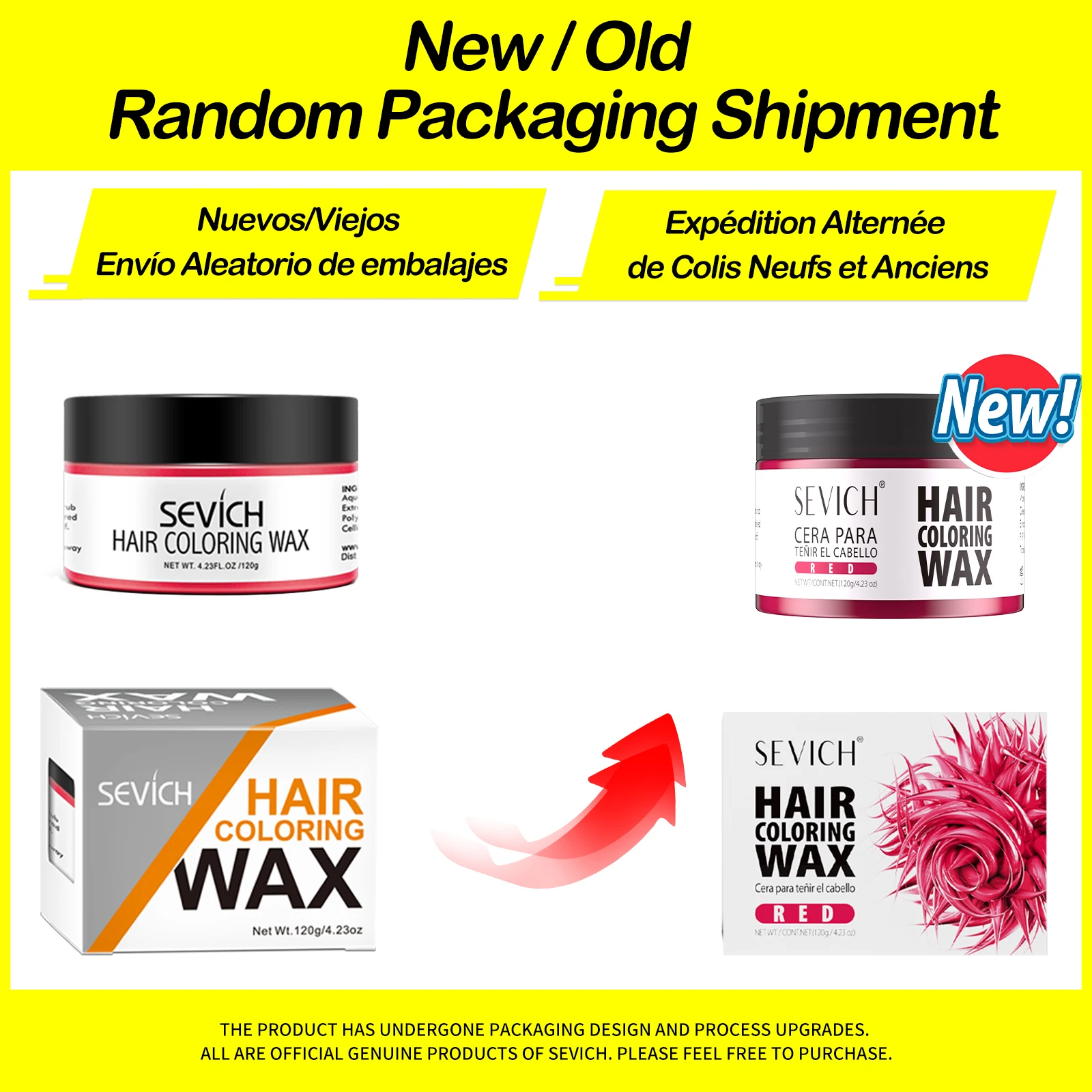 Cera Colorante Capilar Temporal Sevich - Imagen 2