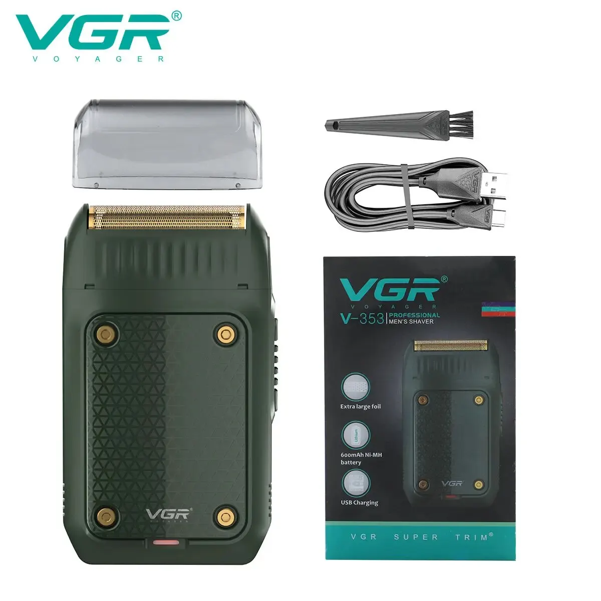 VGR V-353 Afeitadora Eléctrica Profesional para Hombre - Imagen 10