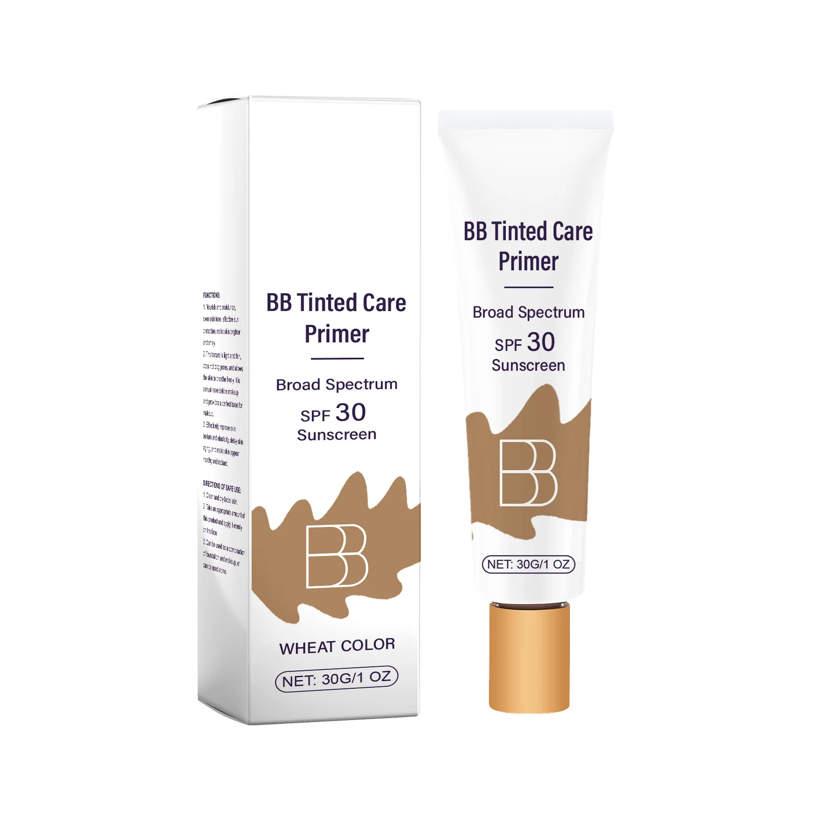BB Cream con Niacinamida SPF30 Base de Maquillaje Hidratante 30 g - Imagen 7