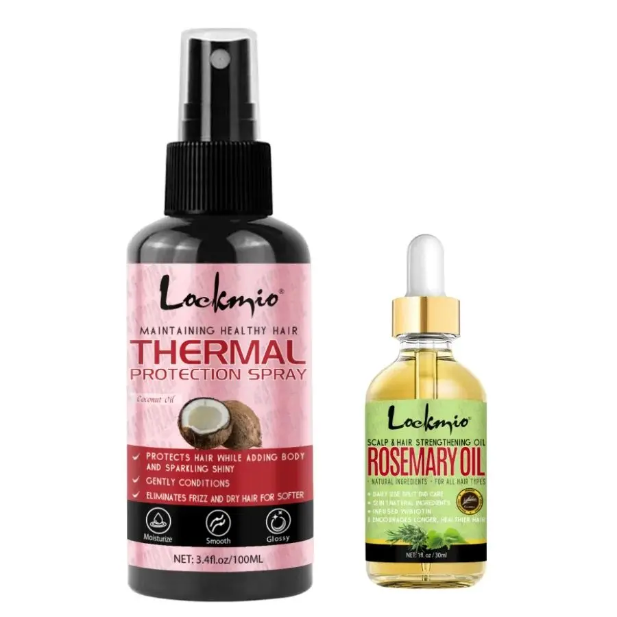 Thermal Protection Spray Lockmio 100 ml – Protector Térmico Capilar con Aceite de Coco - Imagen 7