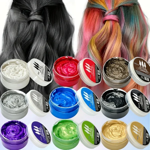 Cera de Color Temporal para el Cabello
