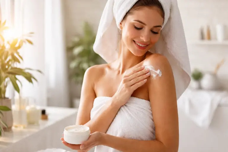 El mejor momento para aplicar tu crema corporal