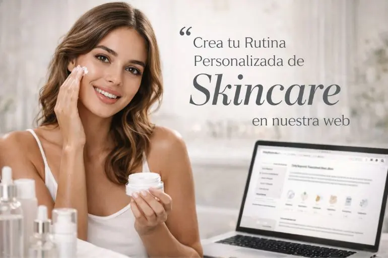 Cómo crear tu rutina personalizada de skincare en nuestra web