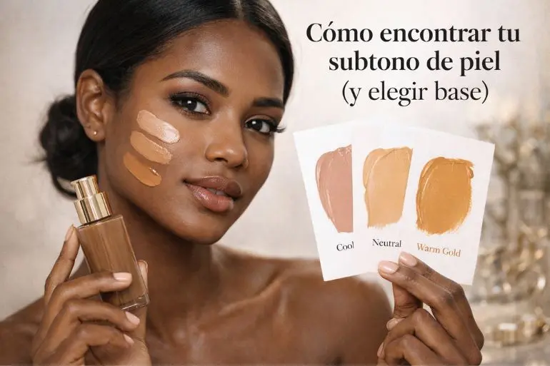 Cómo encontrar tu subtono de piel (y elegir base)