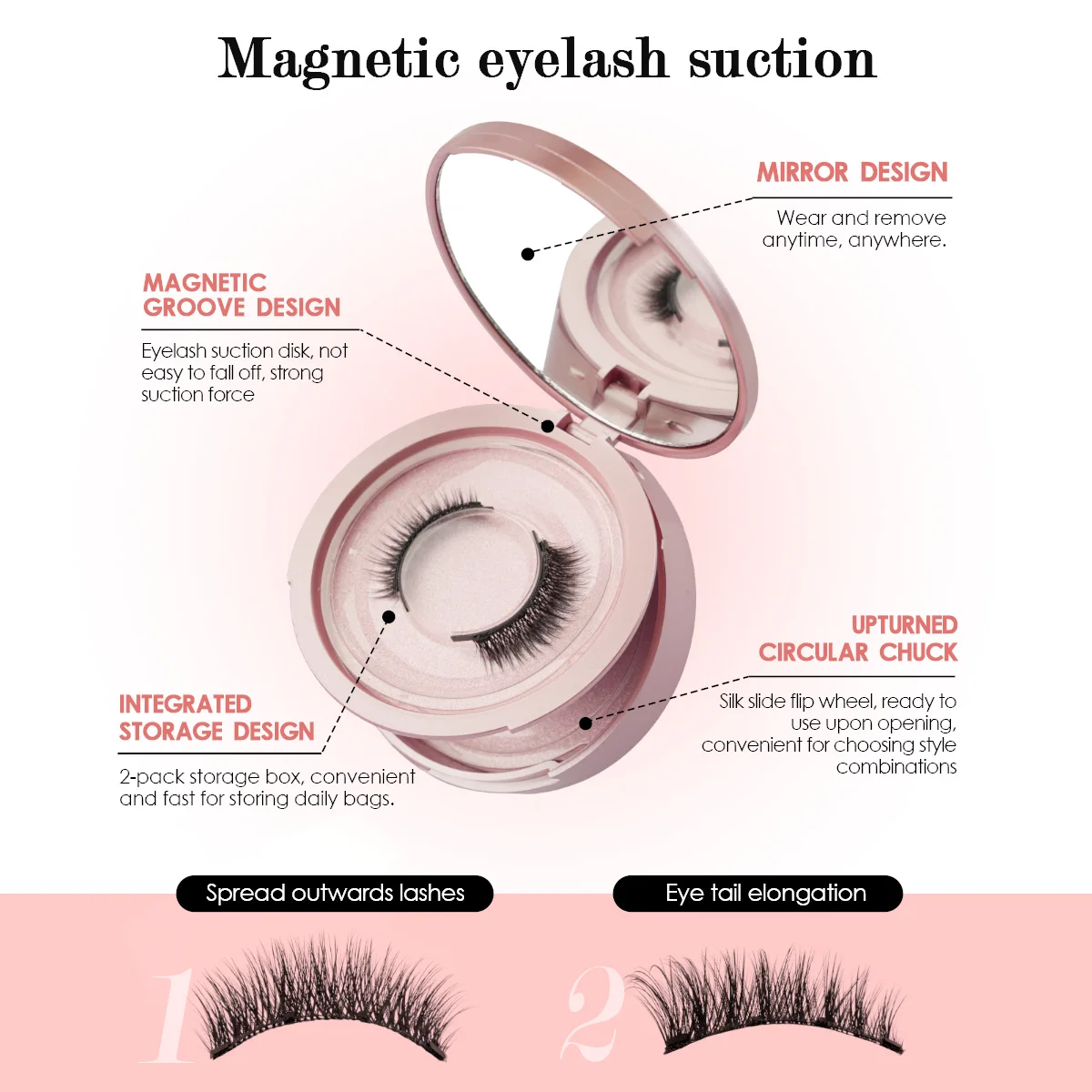 Magnetic Eyelashes 1/2 Pairs - Imagen 2