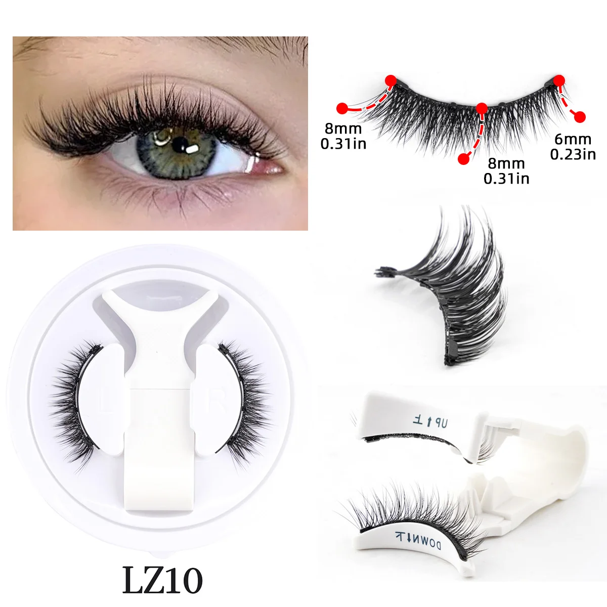 Magnetic Eyelashes 1/2 Pairs - Imagen 9