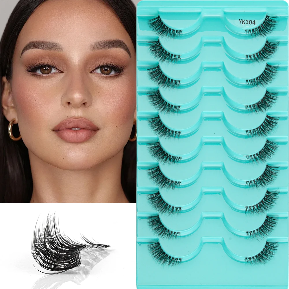 New Half Eyelashes 10 Pairs - Imagen 15