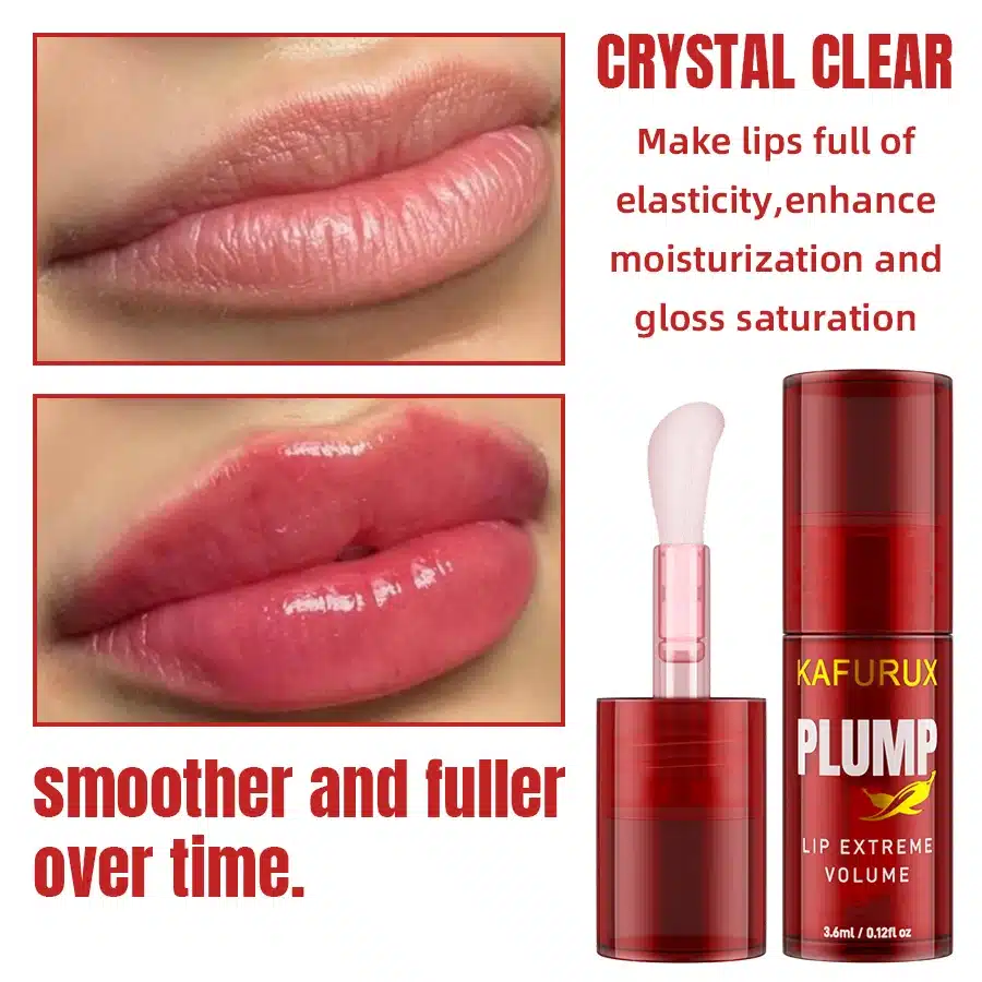 KAFURUX 1PC Lip Plump Long Lasting Lip Oil - Imagen 4