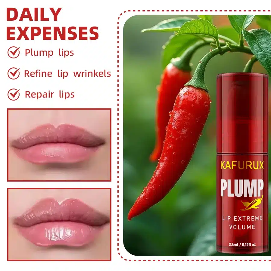 KAFURUX 1PC Lip Plump Long Lasting Lip Oil - Imagen 3