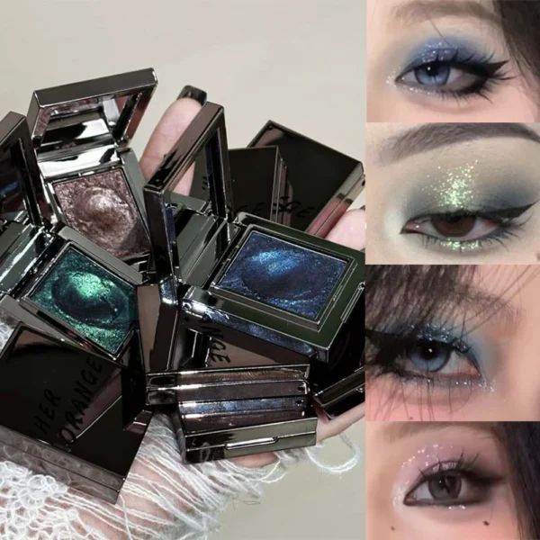 HERORANGE Metallic Glitter Pearlescent Eyeshadow Cream