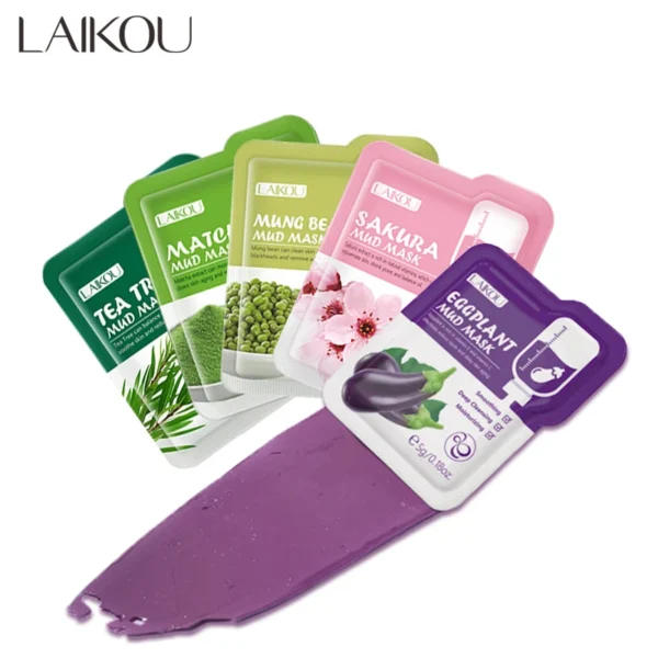 LAIKOU 5pcs Mud Mask