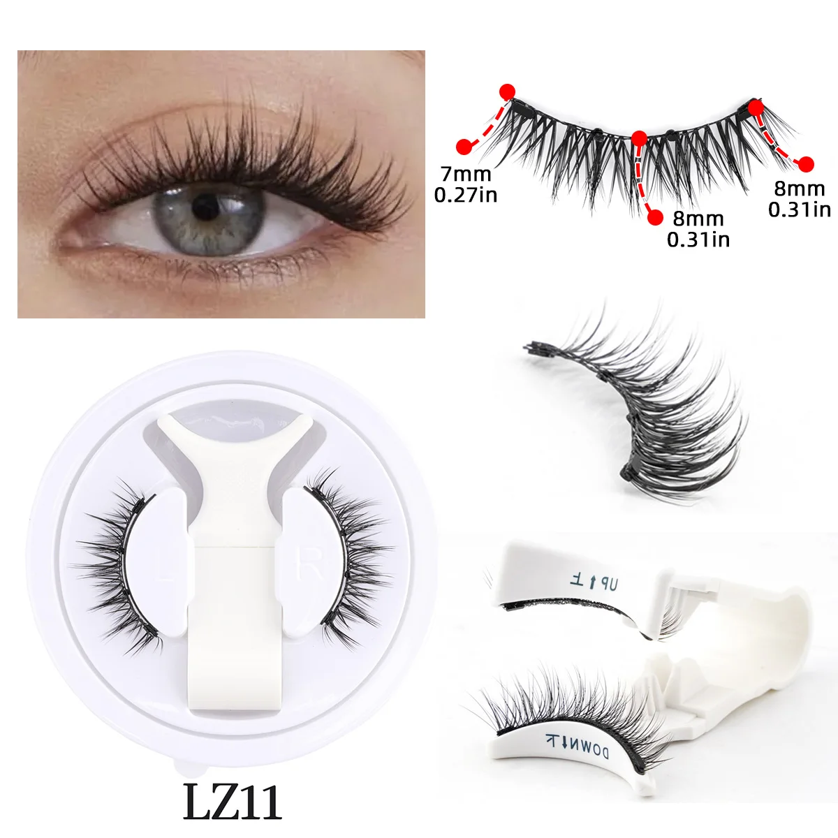 Magnetic Eyelashes 1/2 Pairs - Imagen 7