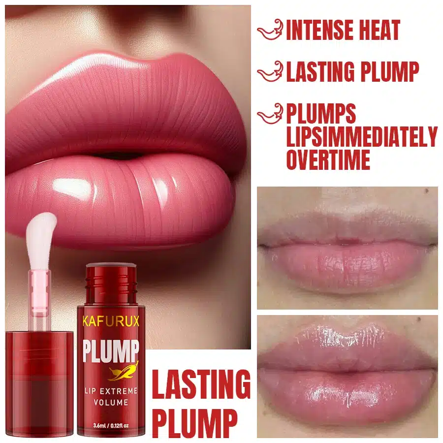 KAFURUX 1PC Lip Plump Long Lasting Lip Oil - Imagen 5