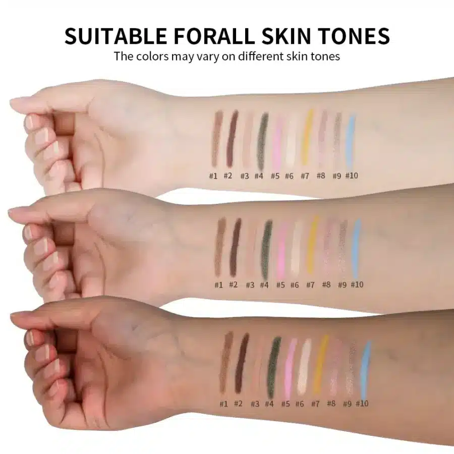 Eyeshadow Stick 10 Colors Shimmer and Matte