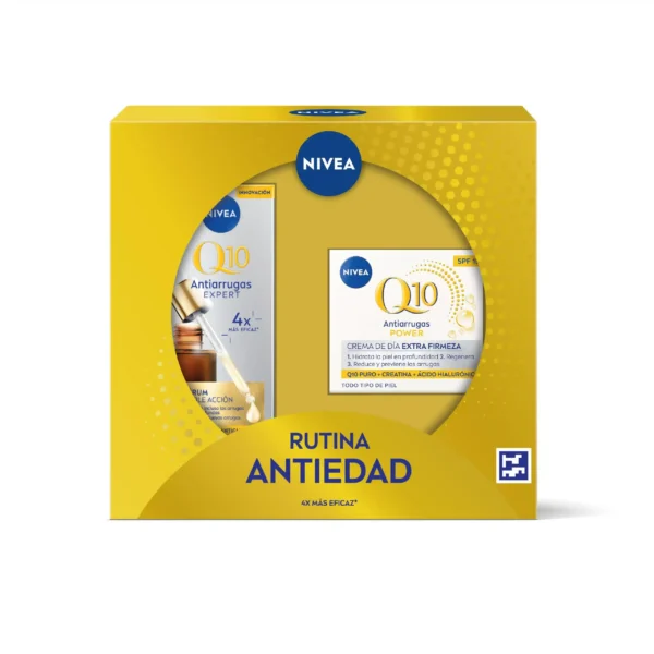 Set NIVEA Q10 Anti-Wrinkle Sérum + Crema de Día SPF15
