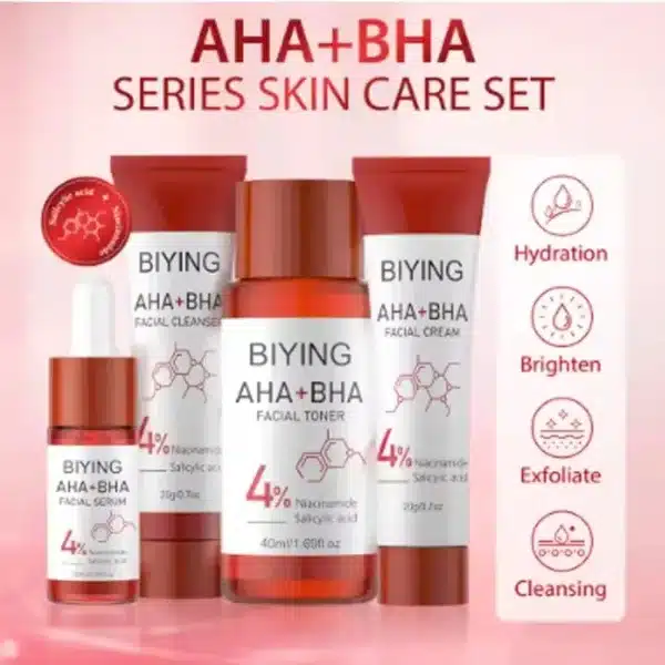 Set facial AHA+BHA de Biying