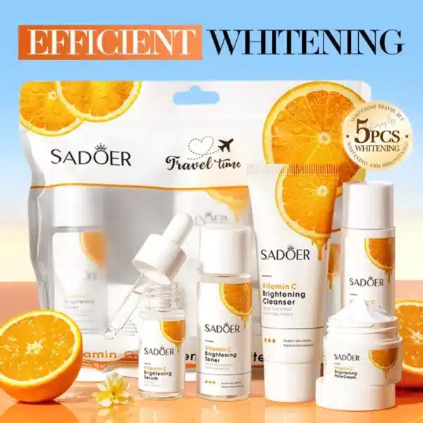Orange Vitamin C Brightening Travel Kit 5 piezas