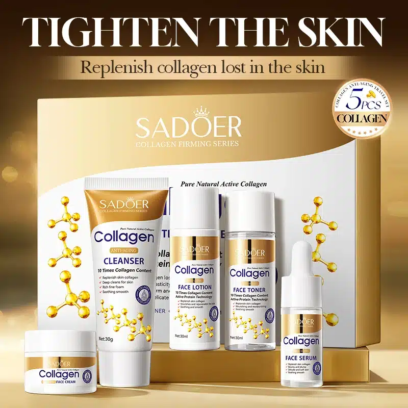 SADOER Collagen Skin Care Set 5 piezas