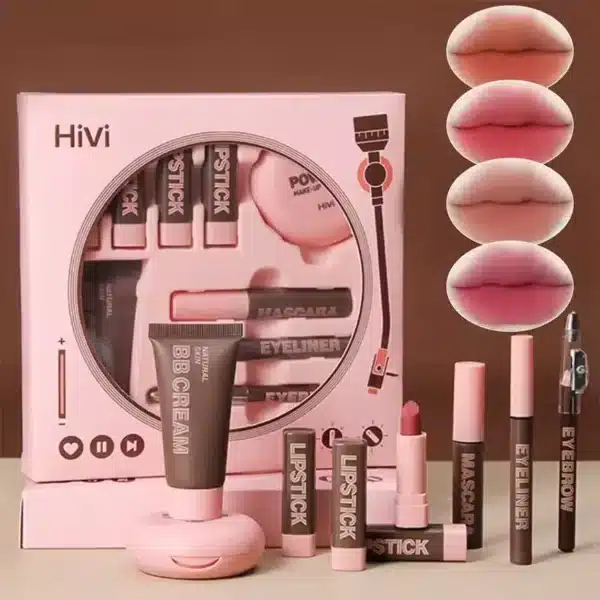 Set de maquillaje VERONNI 9 piezas